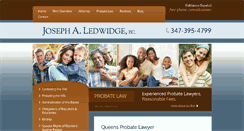 Desktop Screenshot of josephledwidge.com